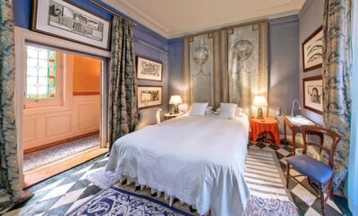 Aristocratic Blue Room at the Casa de Madrid