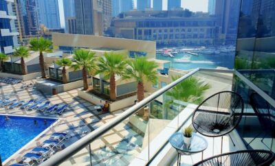 Lovely Marina&Pool View apartment with a balcony!