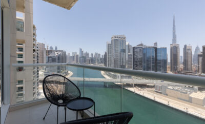 SkylineOasis:1BR apt with BurjKhalifa & CanalView