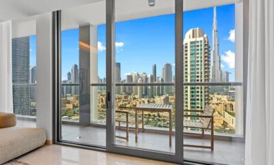 Iconic Burj Khalifa view 3 bedroom in The Sterling