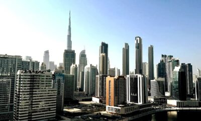 Waterfront apartment with Burj Khalifa view