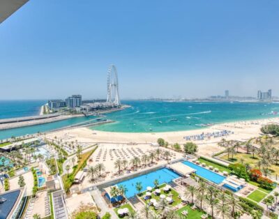 Luxury Sea View 3BR w/ Maid’s Room at Address JBR