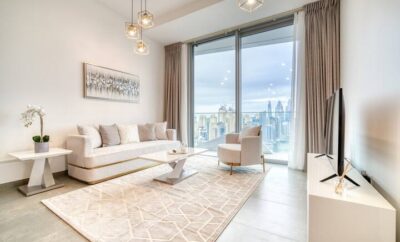 Elegant 2BR w/ Breathtaking Marina Balcony