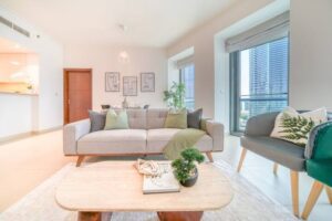 Trendy 2BR Downtown Apt, Steps from Burj Khalifa