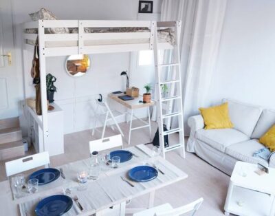 Studio with terrace next to Poblenou